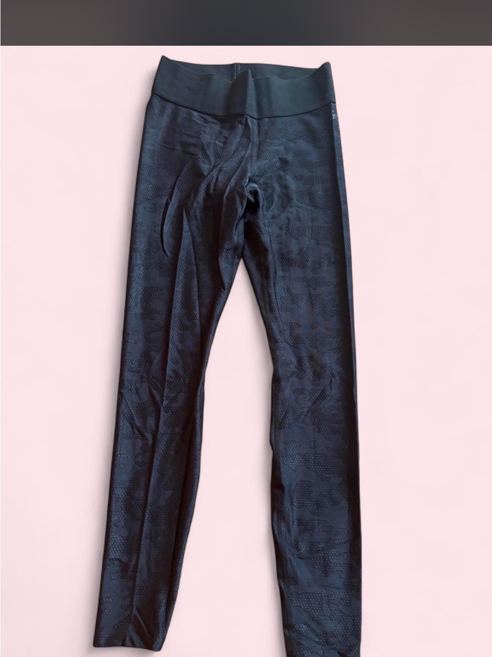 Good American Black Textured Leggings